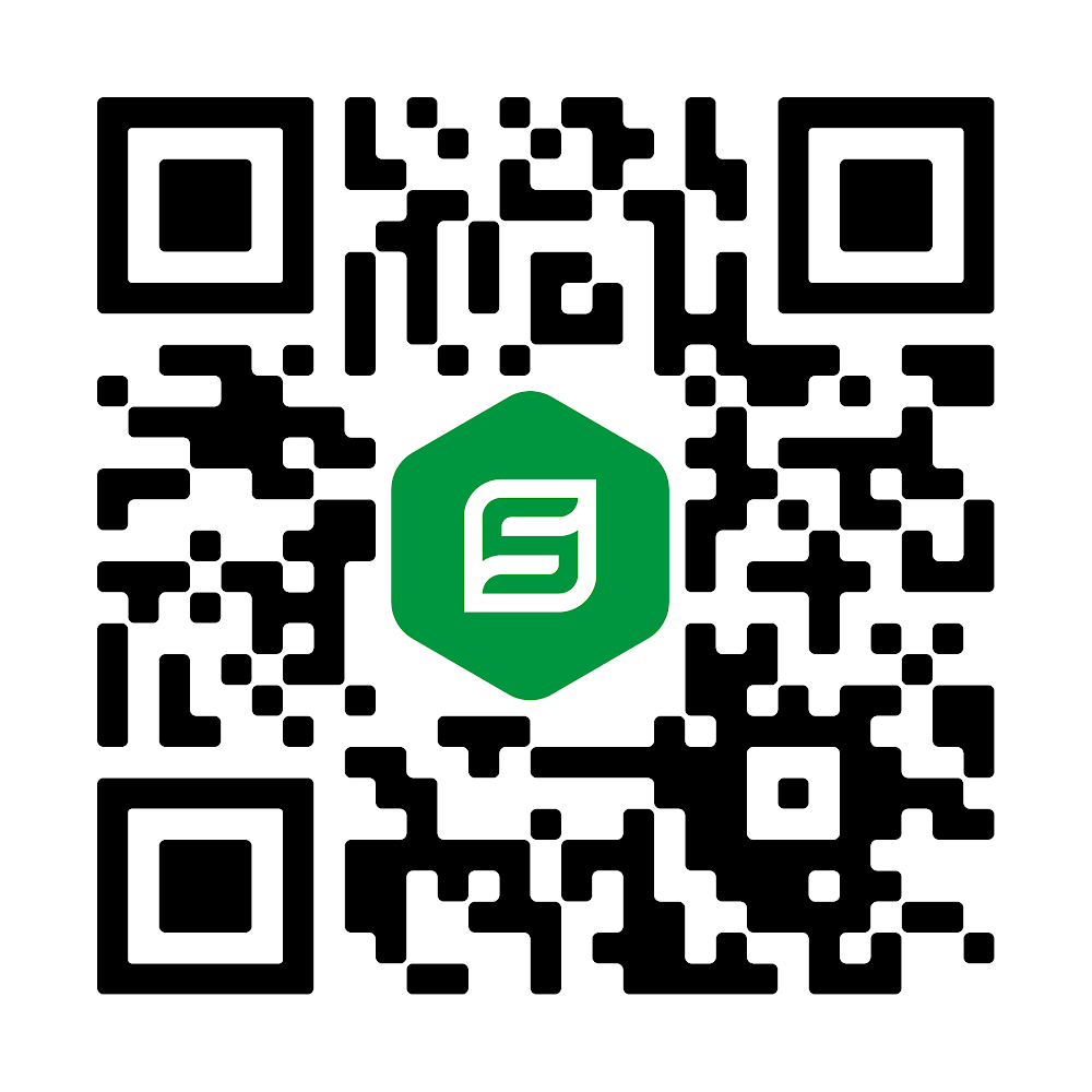 A QR code to download the Smartabase app.